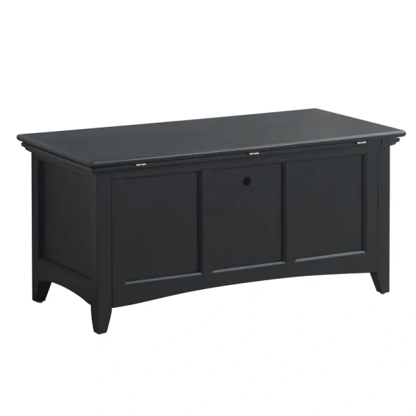 Carolina Cottage Antique/Black Asian Hardwood 1-Drawer Accent Chest