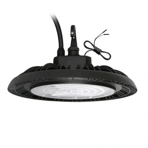 Cedar Hill 13 in. 450-Watt Equivalence Integrated LED Black UFO High Bay Light 21000 Lumens 5000K