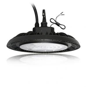 Cedar Hill UFO 1ft 300-Watt Equivalent Integrated LED Non Dimmable Black High Bay Light, 5000K, (1 Pack)