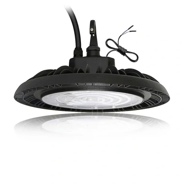 Cedar Hill UFO 1ft 300-Watt Equivalent Integrated LED Non Dimmable Black High Bay Light, 5000K, (1 Pack)