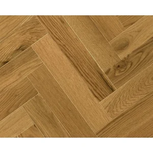 CENTURY FLOORING Clover Honey Oak Solid Hardwood Flooring Herringbone 3/4 in. Thick x 3.25 in. W x 16.25 in. L Fixed Length (16.50sq. ft)