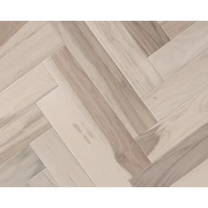 CENTURY FLOORING Nautical Hickory Solid Hardwood Flooring Herringbone 3/4 in. Thick x 3.25 in. W x 16.25 in. L Fixed Length (16.50sq. ft)