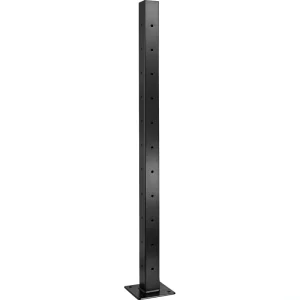 CityPost Deck Corner Post 2-in x 0.08-in x 3-ft Black Deck Corner Post