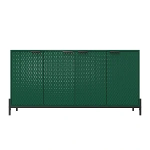 Clihome 15.67-in W x 31.5-in H Mdf Green Freestanding Utility Storage Cabinet T726924980