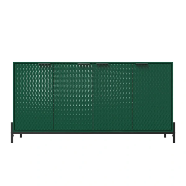 Clihome 15.67-in W x 31.5-in H Mdf Green Freestanding Utility Storage Cabinet T726924980