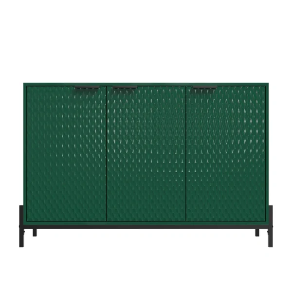 Clihome 15.67-in W x 31.5-in H Mdf Green Freestanding Utility Storage Cabinet T726925001