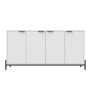 Clihome 15.67-in W x 31.5-in H Mdf White Freestanding Utility Storage Cabinet T726924981