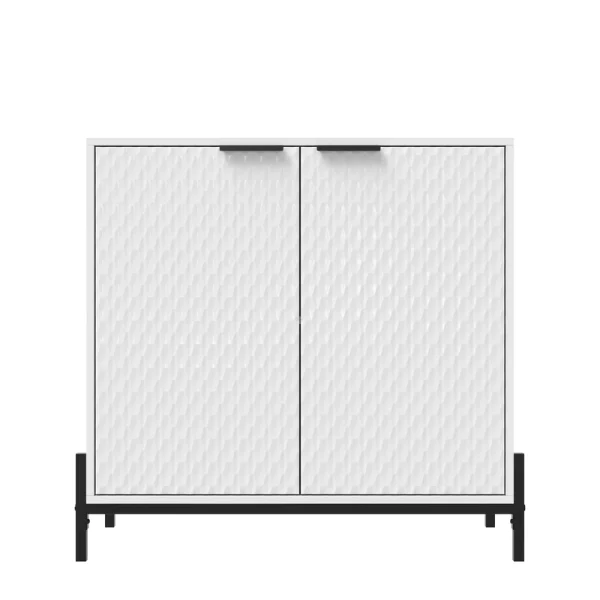 Clihome 15.67-in W x 31.5-in H Mdf White Freestanding Utility Storage Cabinet T726925002