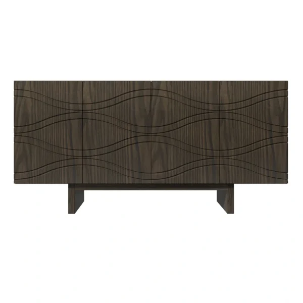 Clihome 15.75-in W x 30.71-in H Mdf Brown Freestanding Utility Storage Cabinet T726924994