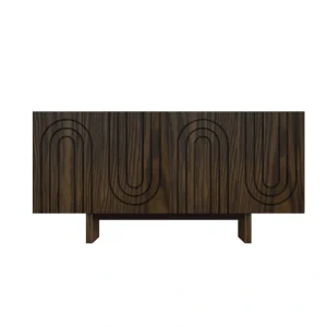 Clihome 15.75-in W x 30.71-in H Mdf Brown Freestanding Utility Storage Cabinet T726924997