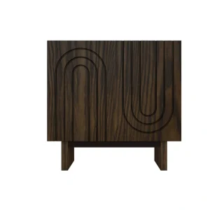 Clihome 15.75-in W x 30.71-in H Mdf Brown Freestanding Utility Storage Cabinet T726925022