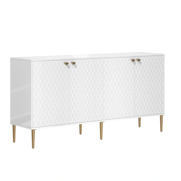 Clihome 15.75-in W x 31.25-in H Mdf White Freestanding Utility Storage Cabinet