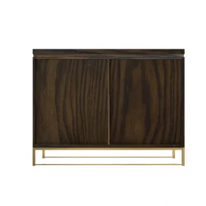Clihome 15.75-in W x 31.5-in H Mdf Brown Freestanding Utility Storage Cabinet T726925016
