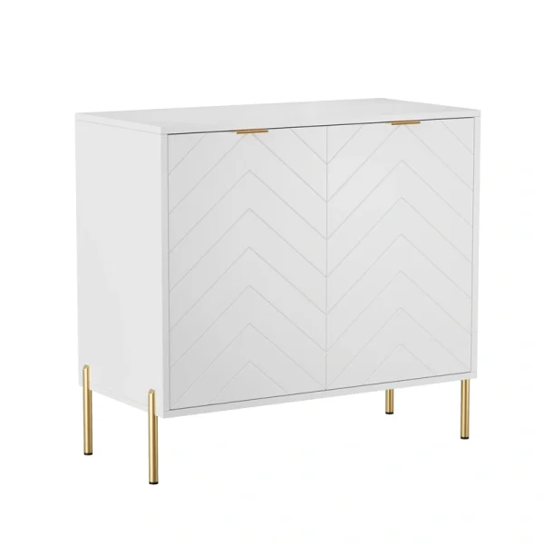 Clihome 15.75-in W x 31.5-in H Mdf White Freestanding Utility Storage Cabinet T726924938