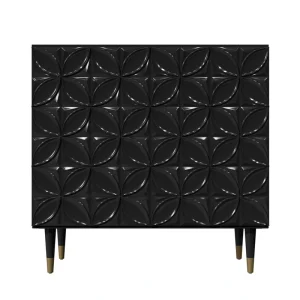 Clihome 15.75-in W x 31-in H Mdf Black Freestanding Utility Storage Cabinet T726924966