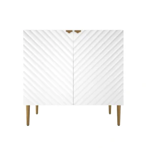 Clihome 15.75-in W x 31-in H Mdf White Freestanding Utility Storage Cabinet T726925005