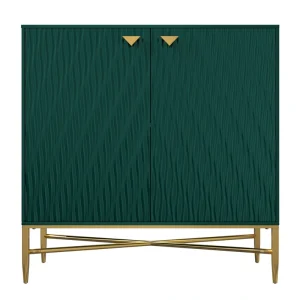 Clihome 15.75-in W x 32.87-in H Mdf Green Freestanding Utility Storage Cabinet T726924969