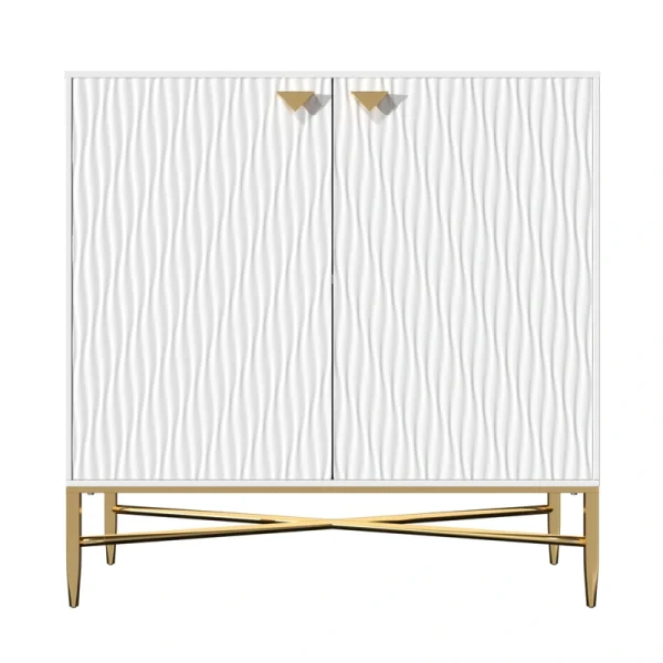Clihome 15.75-in W x 32.87-in H Mdf White Freestanding Utility Storage Cabinet T726924968