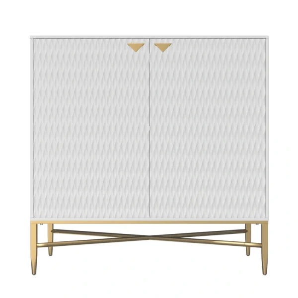 Clihome 15.75-in W x 32.87-in H Mdf White Freestanding Utility Storage Cabinet T726924973
