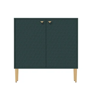 Clihome 15.75-in W x 32-in H Mdf Green Freestanding Utility Storage Cabinet