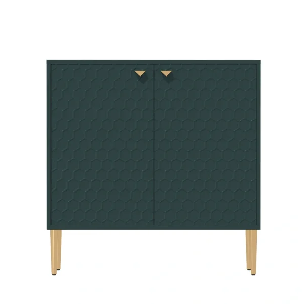 Clihome 15.75-in W x 32-in H Mdf Green Freestanding Utility Storage Cabinet