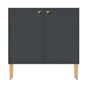 Clihome 15.75-in W x 32-in H Mdf Teal Freestanding Utility Storage Cabinet
