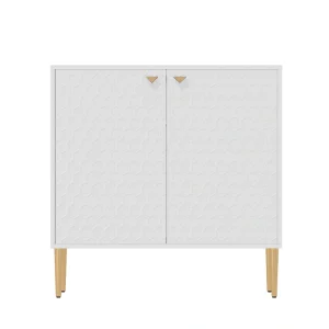 Clihome 15.75-in W x 32-in H Mdf White Freestanding Utility Storage Cabinet