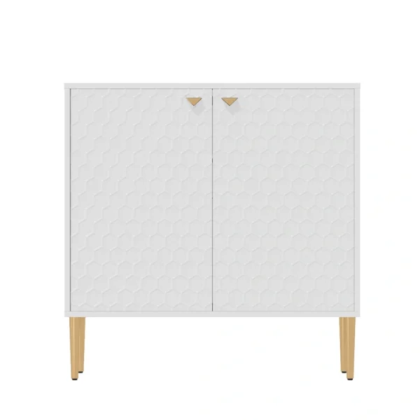 Clihome 15.75-in W x 32-in H Mdf White Freestanding Utility Storage Cabinet