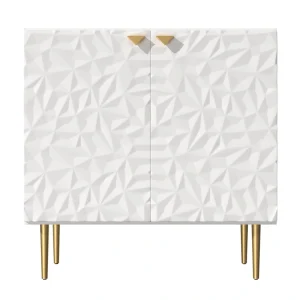 Clihome 15.75-in W x 55.45-in H Mdf White Freestanding Utility Storage Cabinet