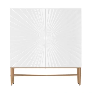 Clihome 16.5-in W x 32-in H Mdf White Freestanding Utility Storage Cabinet