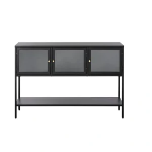 Contemporary/Modern Black Metal Sideboard