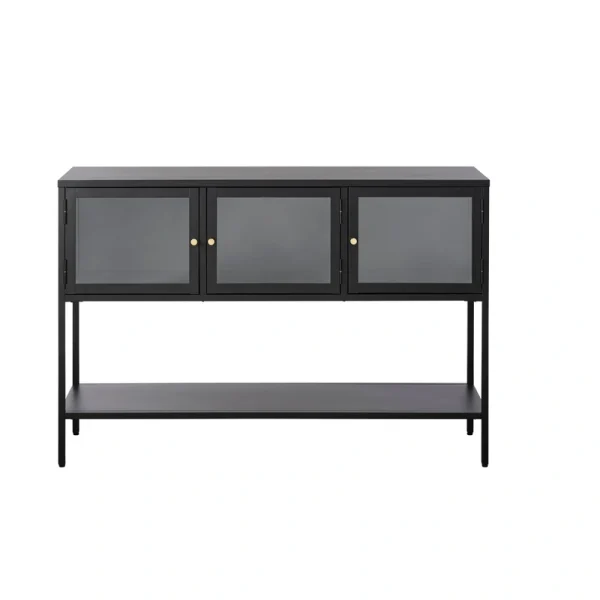 Contemporary/Modern Black Metal Sideboard