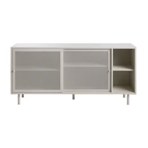 Contemporary/Modern Greige Metal Sideboard