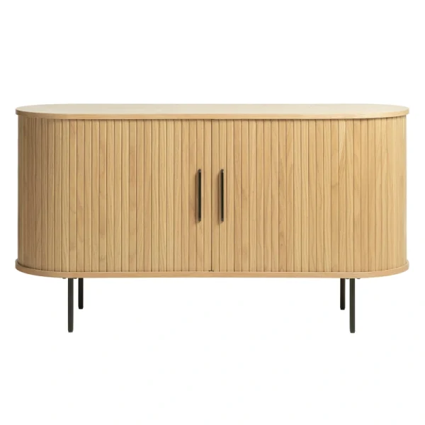 Contemporary/Modern Natural Oak Wood Oak Sideboard
