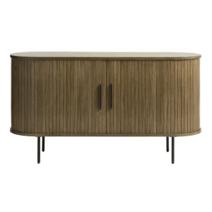Contemporary/Modern Smoked Oak Wood Oak Sideboard