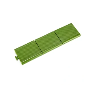 Courtyard Casual 3-in x 12-in 24-Pack Green Prefinished PVC Deck Tile Transition