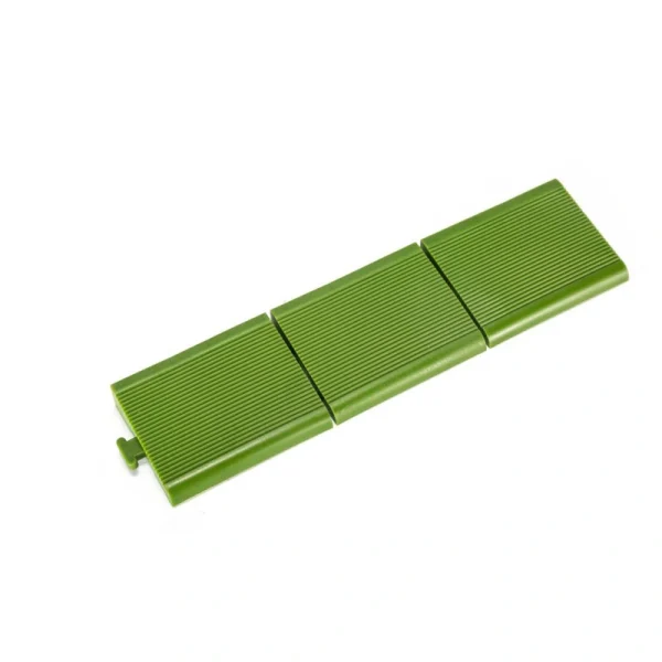 Courtyard Casual 3-in x 12-in 24-Pack Green Prefinished PVC Deck Tile Transition