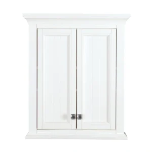 CRAFT + MAIN 24-in x 28-in x 8-in Winter Oak Soft Close Bathroom Wall Cabinet