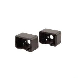 Deckorators 2.5-in x 2.4375-in Cable Railing Weathered Brown Aluminum Rail Bracket (2-Pack)