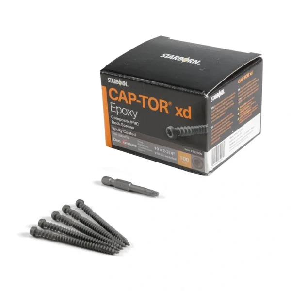 Deckorators 2.75-in Dark Gray Hidden Deck Fastener 25-sq ft (100-Pack)