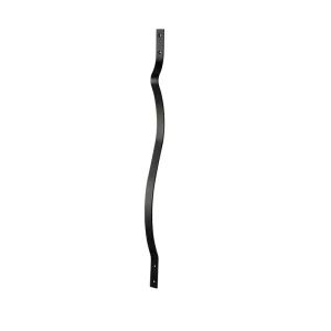 Deckorators 3/16-in x 1-in x 32-1/4-in Black Aluminum Deck Baluster (5-Pack) T726915854