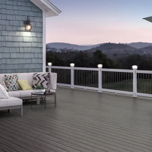 Deckorators 3/4-in x 26-in Black Aluminum Round Deck Baluster (10-Pack)
