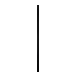 Deckorators 3/4-in x 32-in Black Aluminum Square Deck Baluster (10-Pack)