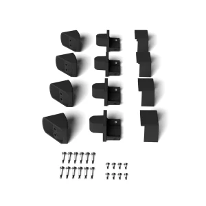 Deckorators 3.5-in x 2.25-in Rapid Rail Matte Black Aluminum Angle Adapter (4-Pack)