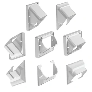 Deckorators 4-in x 3.625-in Grab and Go Classic White Plastic Rail Bracket (4-Pack)