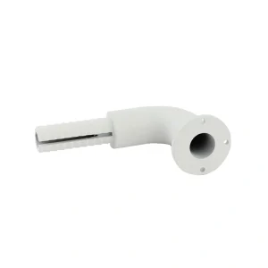 Deckorators 9.87-in x 2.89-in ADA Handrail Textured White Aluminum Post Connector