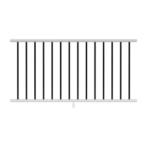 Deckorators Grab and Go 6-ft x 36-in White Composite Deck Rail Kit