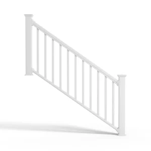 Deckorators Grab and Go White Composite Deck Stair Rail Kit