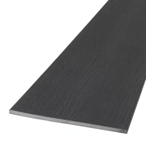 Deckorators Picture Frame 1/2-in x 12-in x 12-ft Composite Dark Slate Fascia Deck Board (Actual Size: 0.4375-in x 11.25-in)