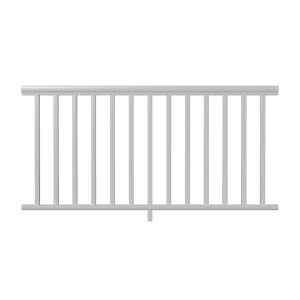 Deckorators Pre-Assembled Composite 6-ft x 36-in White Composite Deck Rail Kit